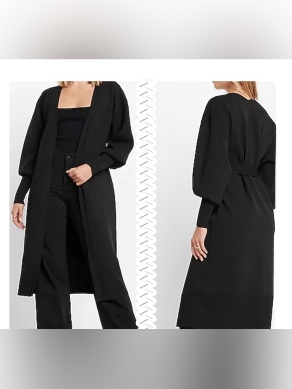 Express Tie Belted Duster Cardigan Size XSmall